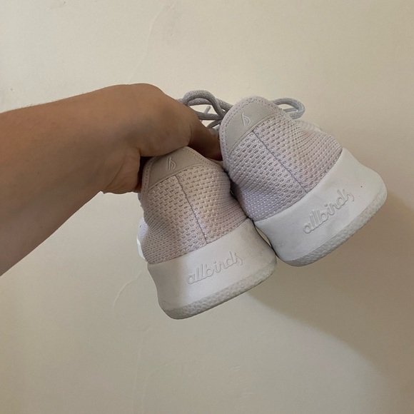Allbirds Women’s Tree Runners Size 8 White TR W8 Sustainable Everyday Sneaker - Picture 2 of 8